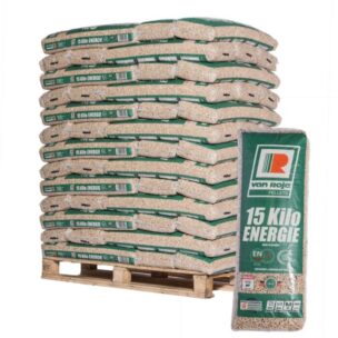 Pallette De Pellet Van Roje – 65 Sacs De 15 Kg