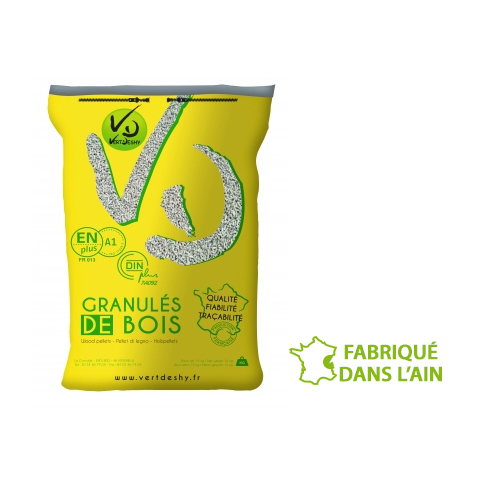 Palette De Granulés De Bois Vertdeshy 60 sacs de 15 kg