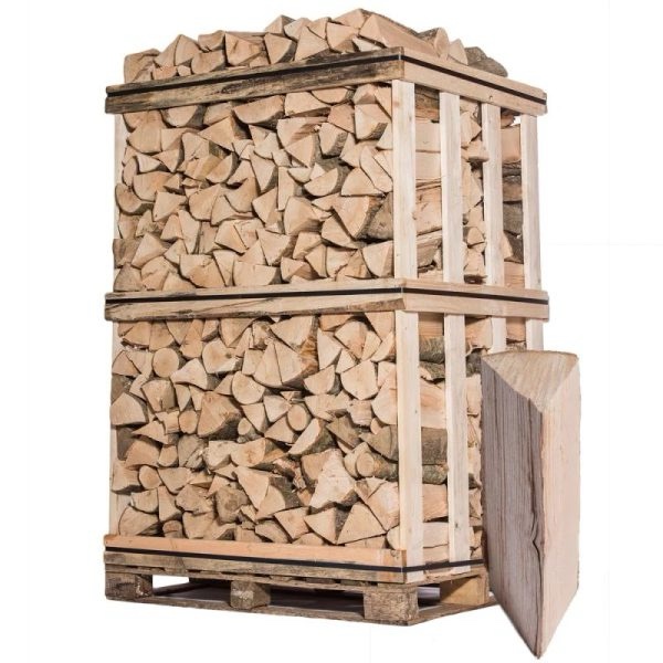 45 cm – 3 Stères Bois de chauffage – hêtre-chêne – Palette 2 m3